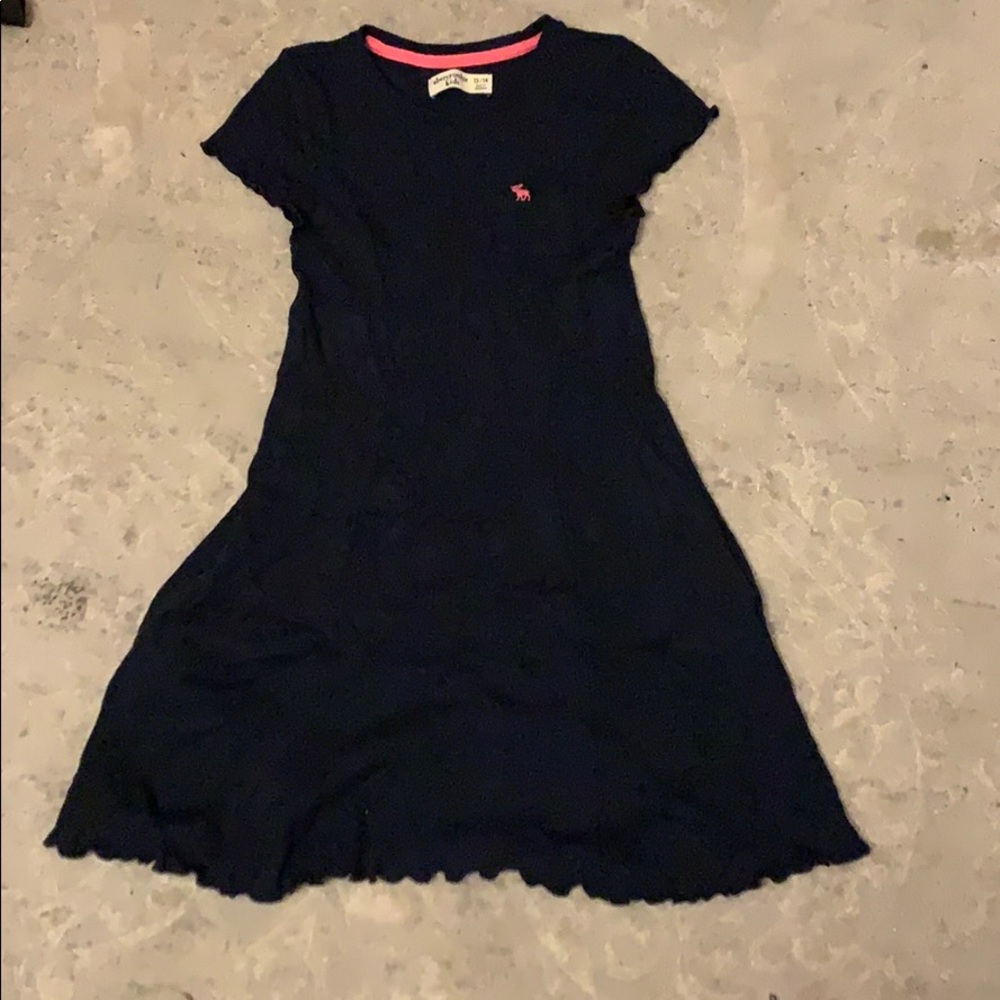 Abercrombie kids navy blue dress